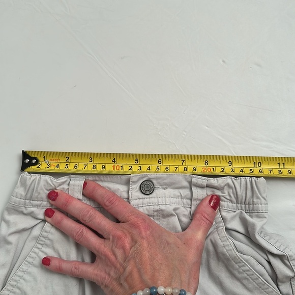 Gap vintage light stone khaki adjustable waist cargo shorts - Picture 5 of 9